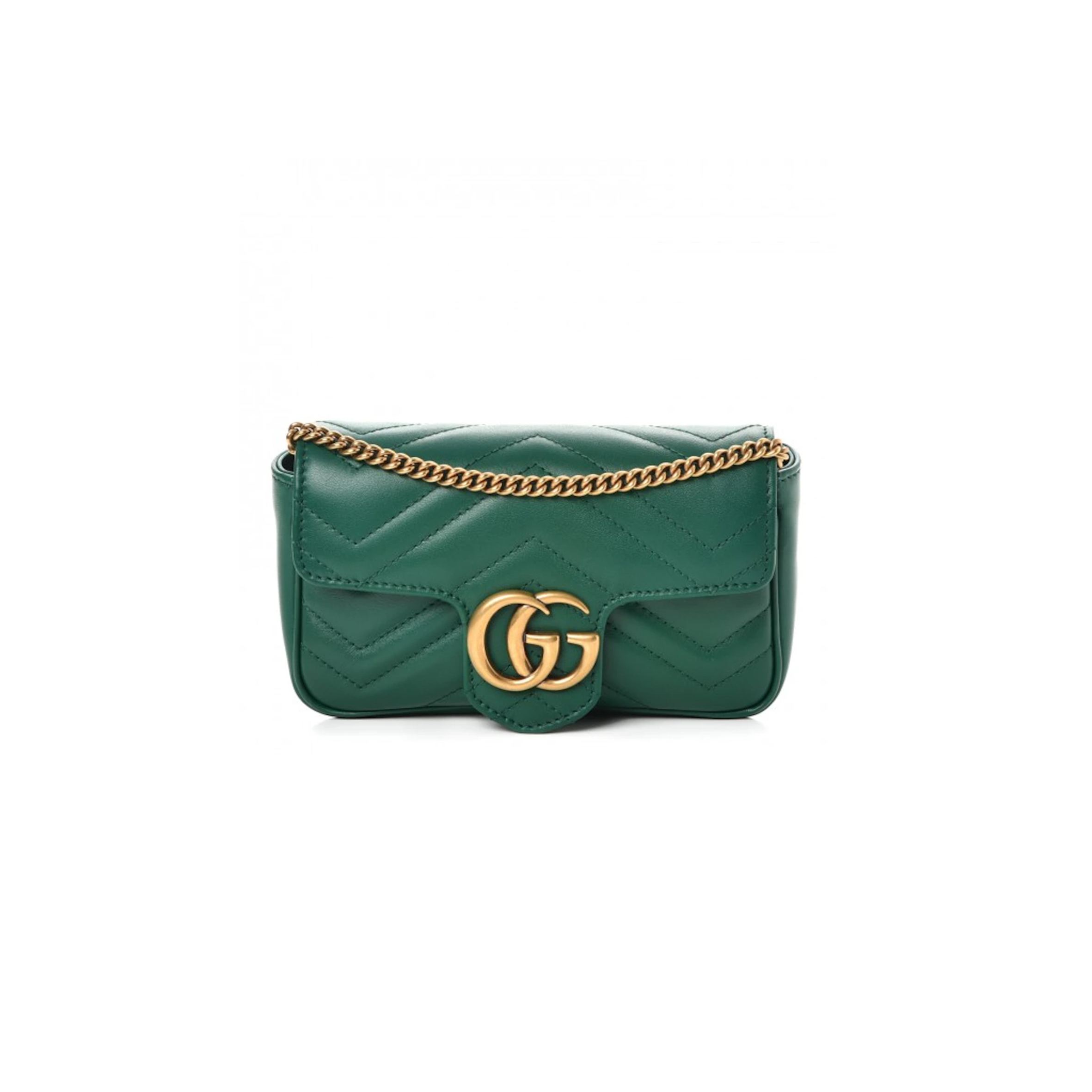 G*u*i gg marmontmatelasse super mini emerald green 476433 dsvrt 3120 (16.5*10*5cm)